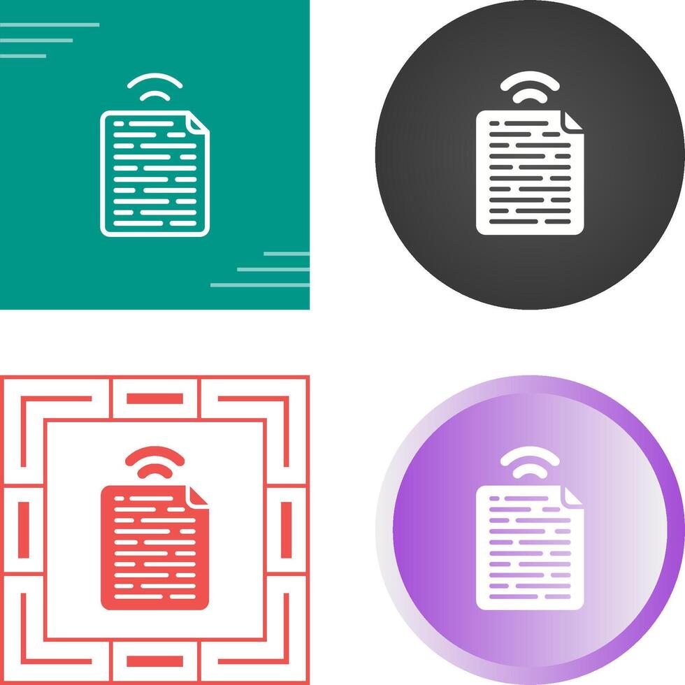 document vector pictogram