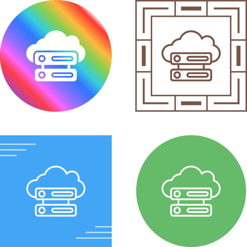 cloud computing vector icon