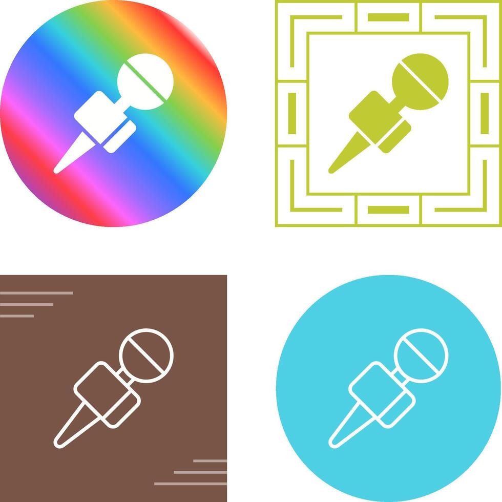 microfoon vector pictogram