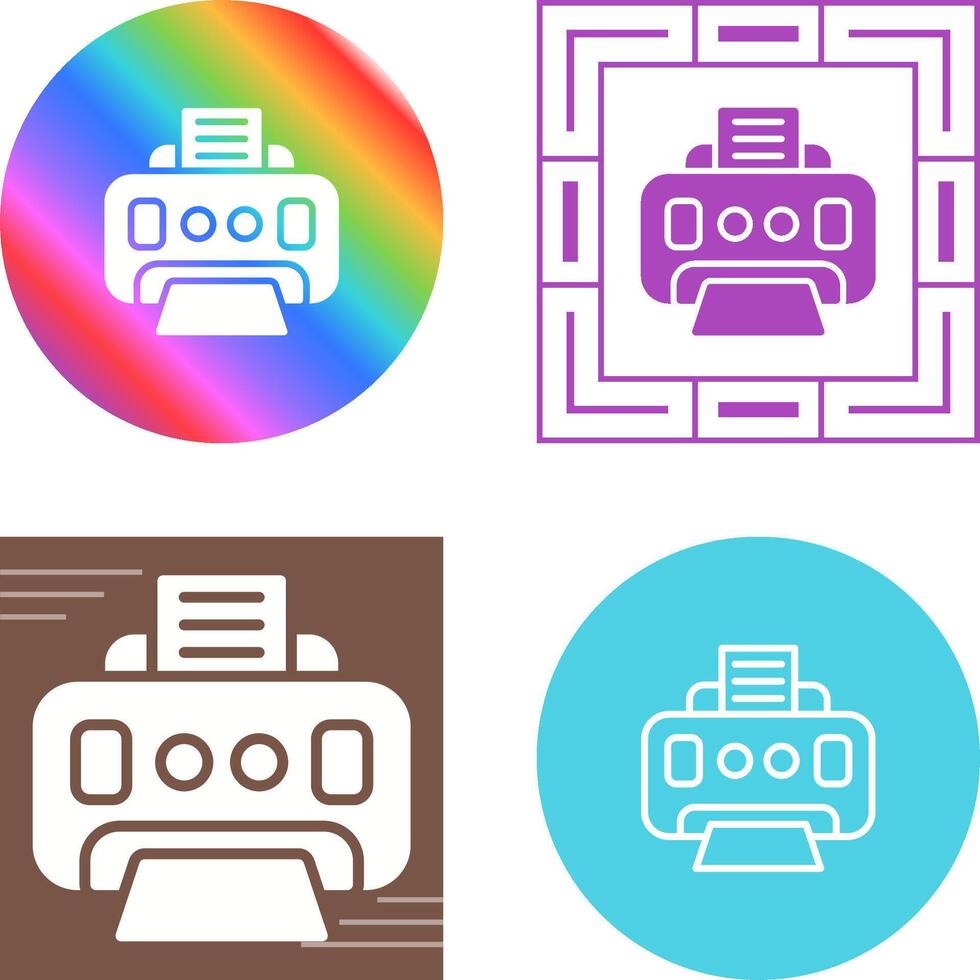 printer vector pictogram