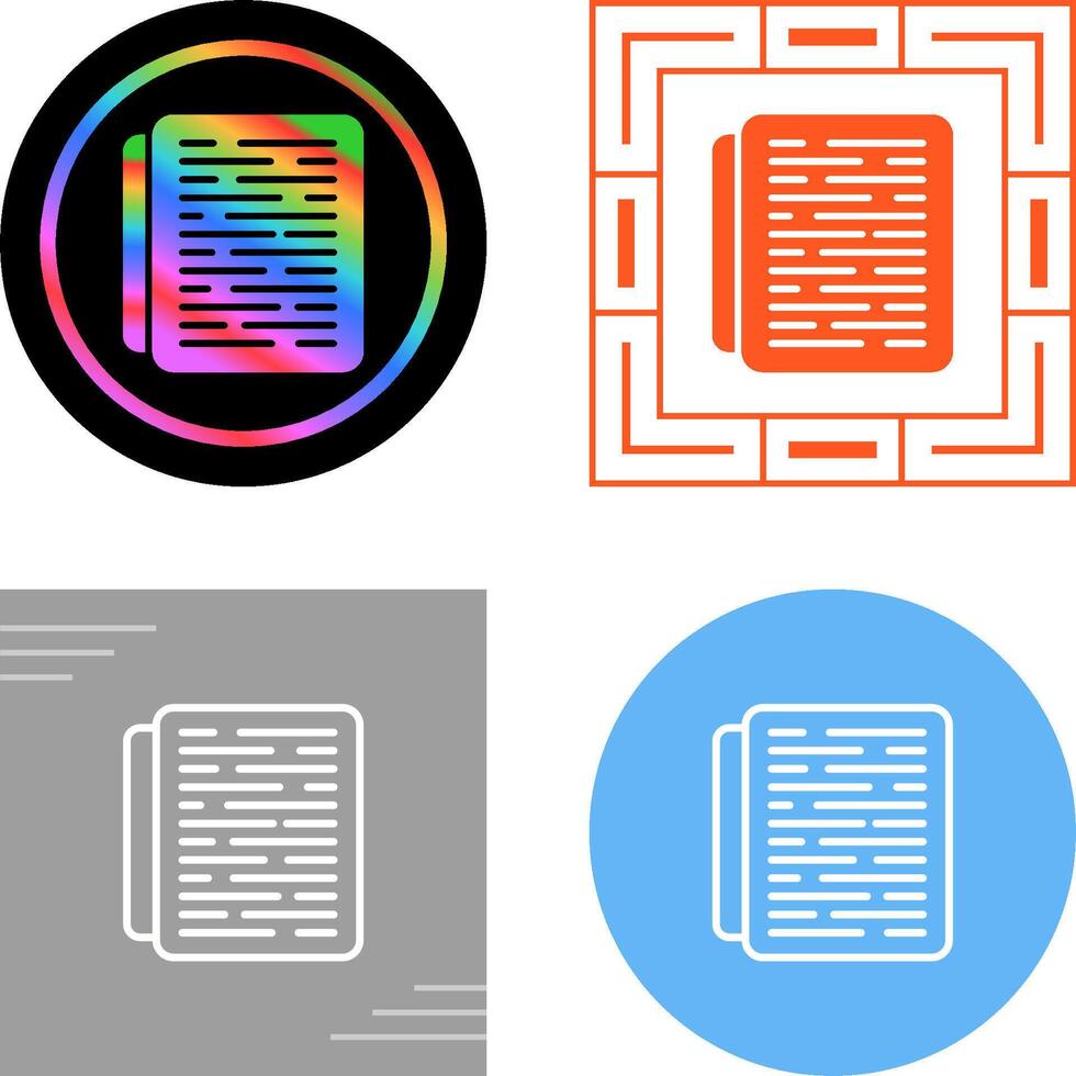 document vector pictogram