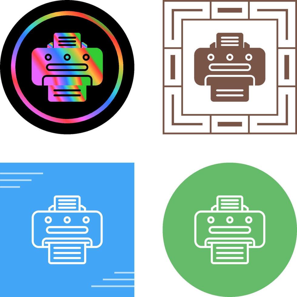 printer vector pictogram