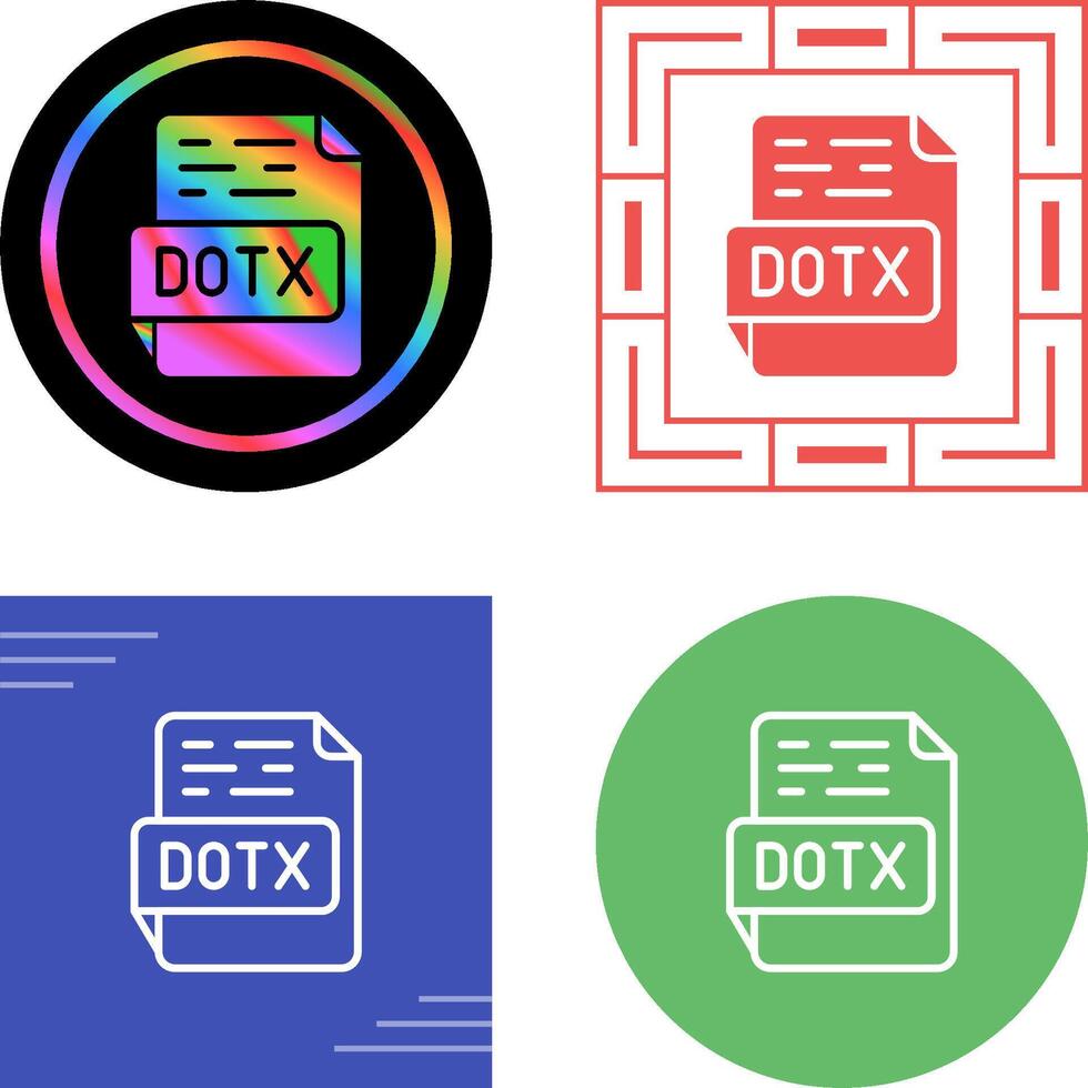 dotx vector icoon
