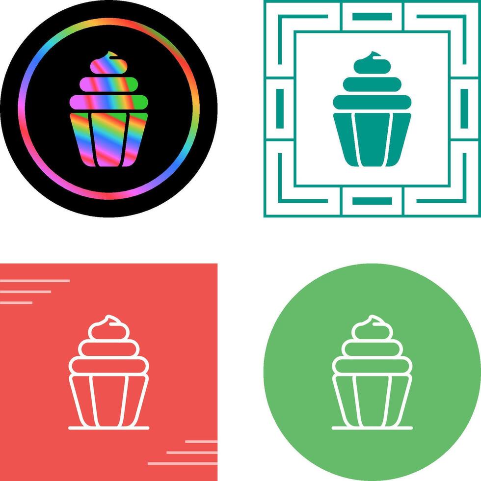 cupcake vector icoon