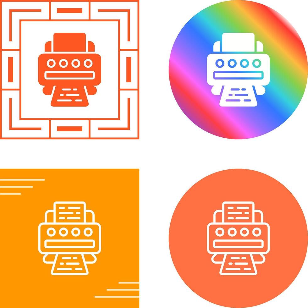 printer vector pictogram