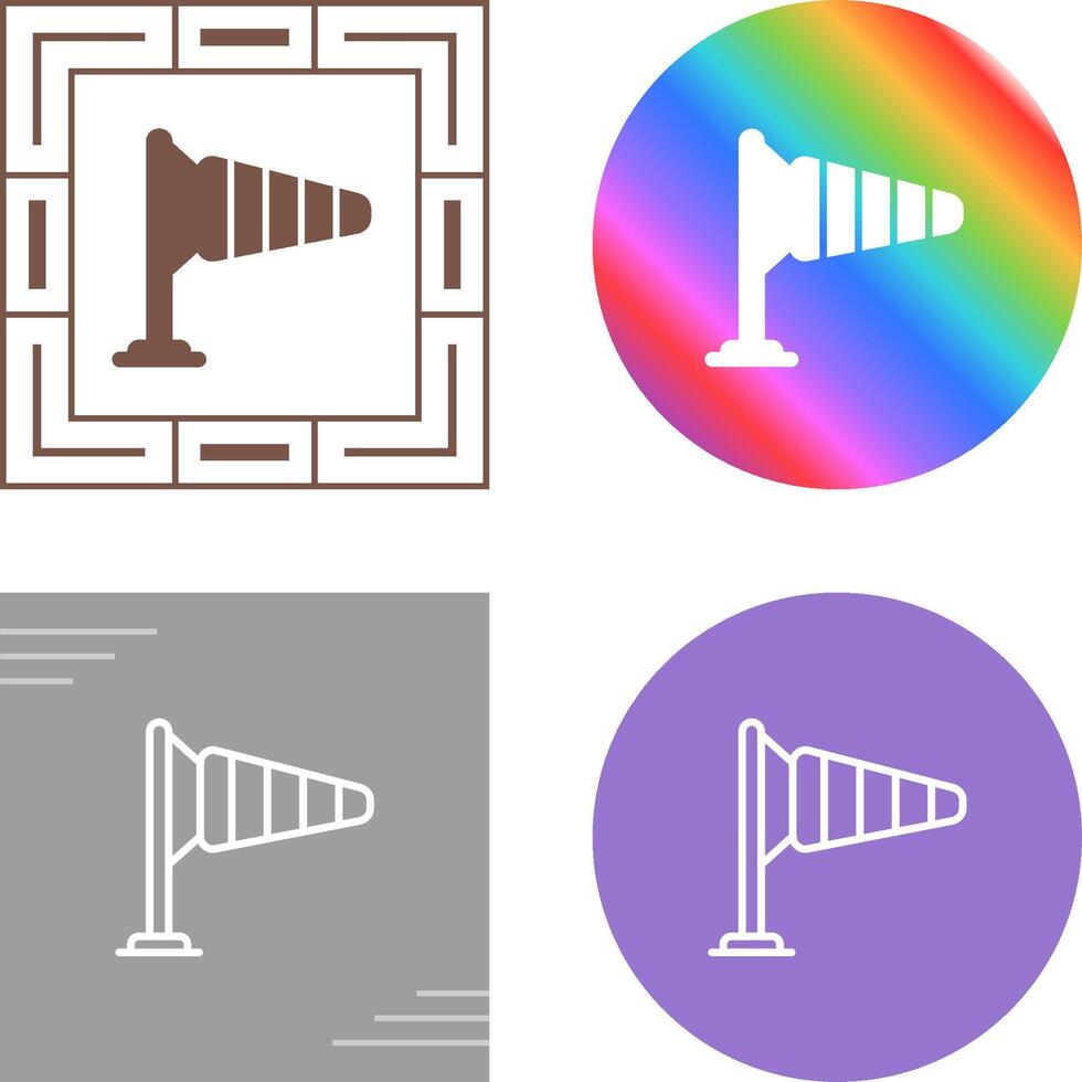 wind vector pictogram