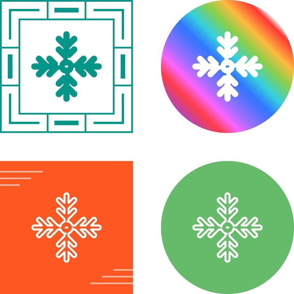 sneeuwvlok vector pictogram