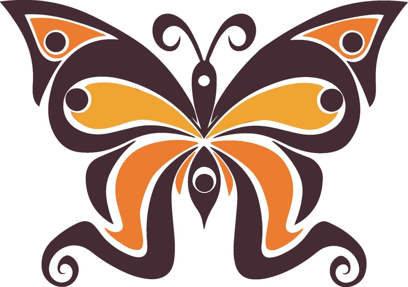 vlinder vectorillustratie vector