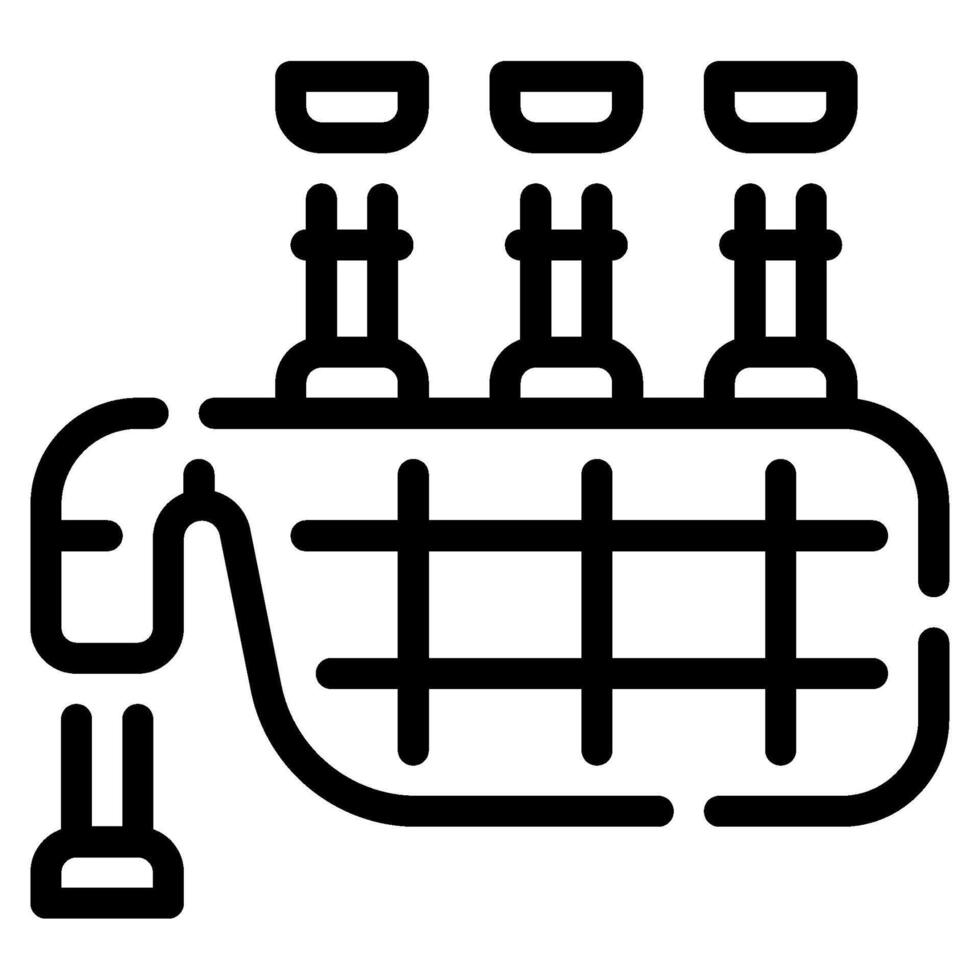 doedelzakken icoon voor web, app, infografisch, enz vector