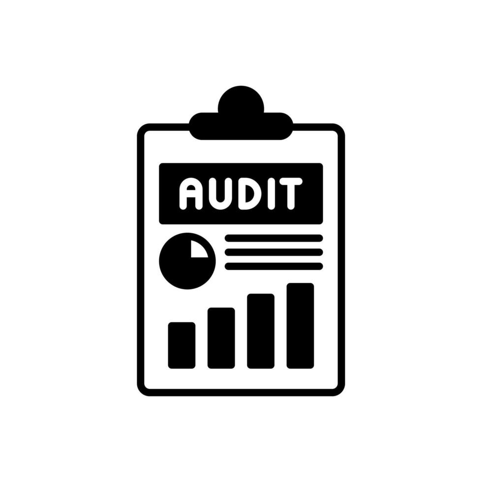 gegevens audit icoon in vector. logotype vector