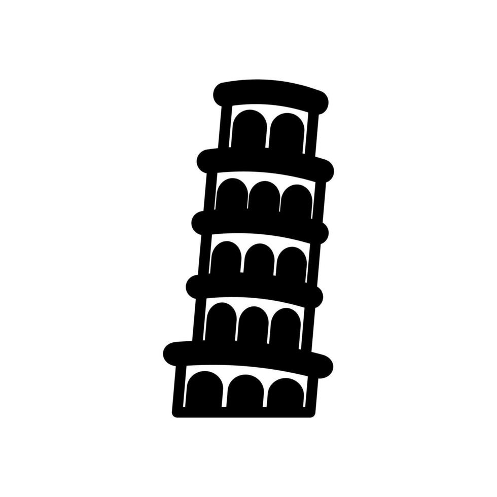 Pisa icoon in vector. logotype vector