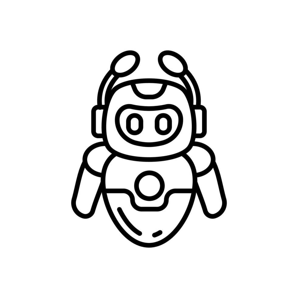 robotica fysica icoon in vector. logotype vector