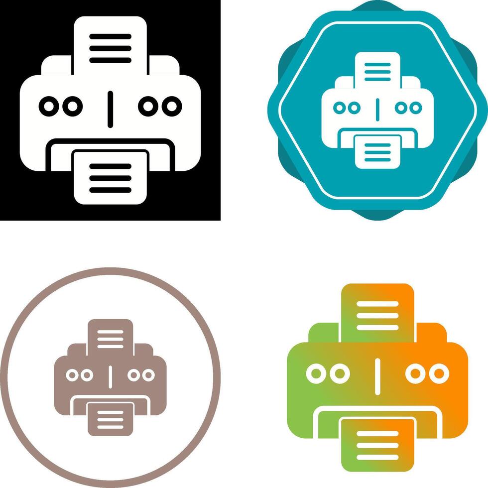 printer vector pictogram