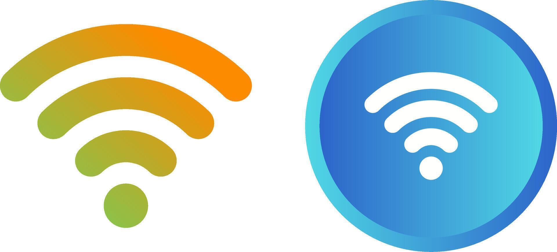 Wifi signaal vector icoon