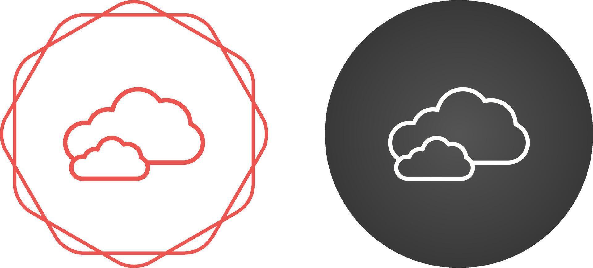 wolk vector pictogram