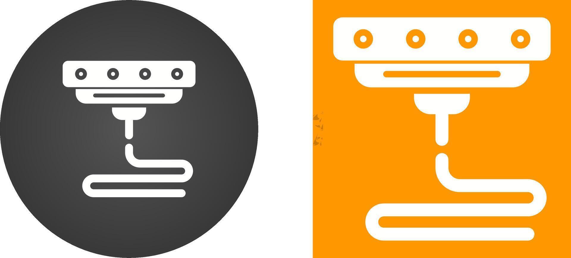 3D-printer vector pictogram