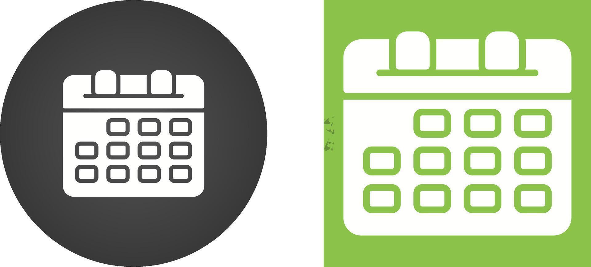 kalender vector pictogram