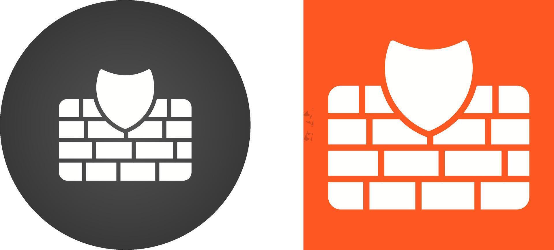 firewall vector pictogram