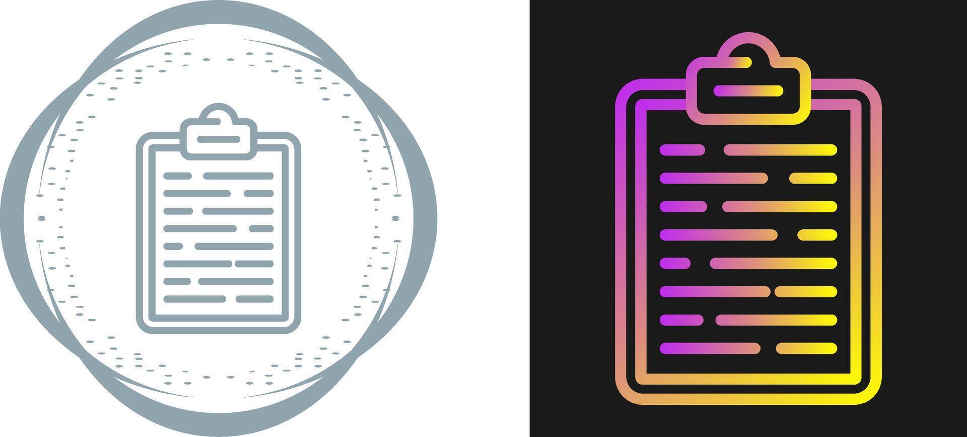 Klembord vector pictogram