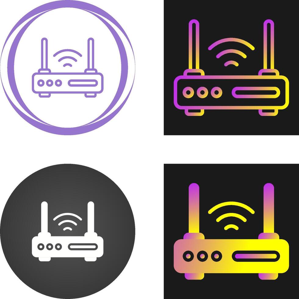 router vector pictogram