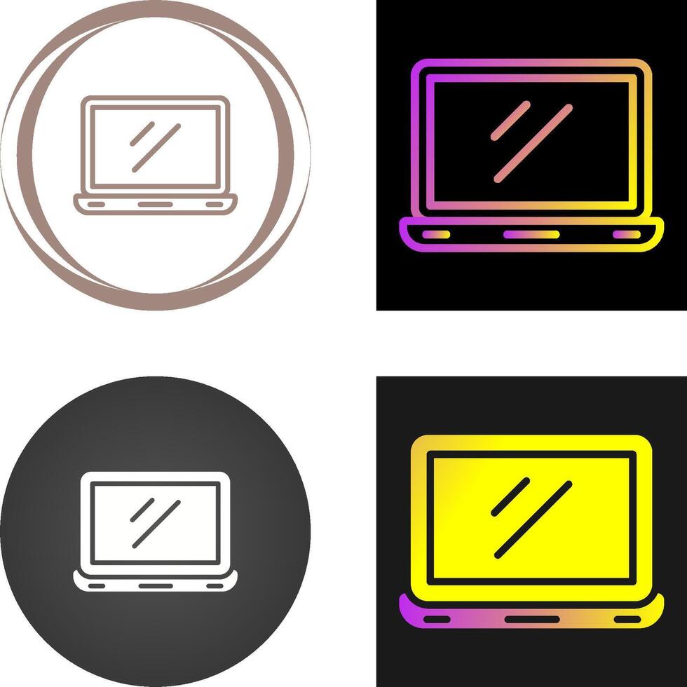 laptop vector pictogram