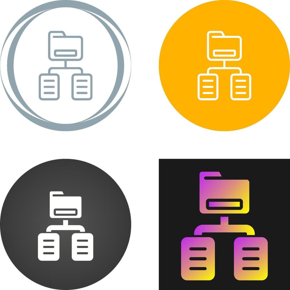 document classificatie vector icoon