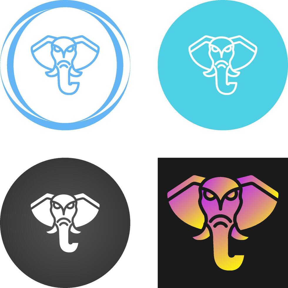 olifant vector pictogram
