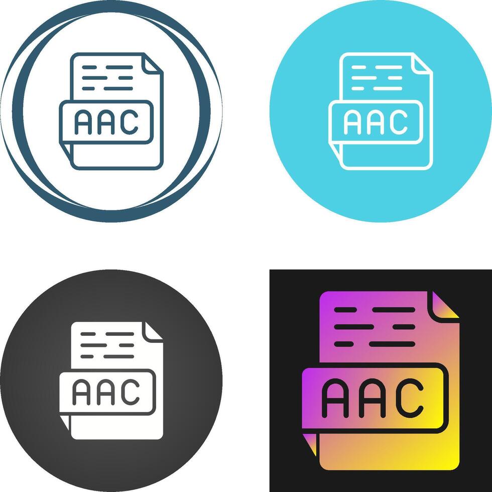 aac vector icoon