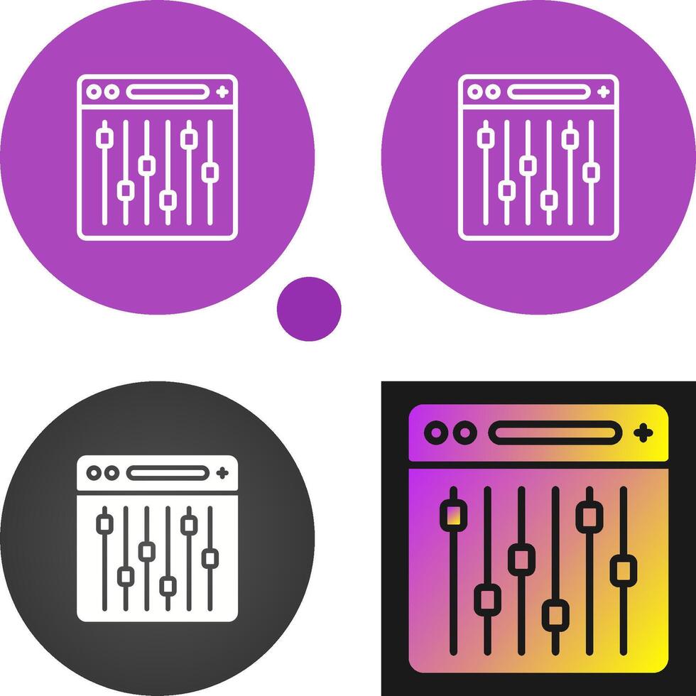 instellingen vector pictogram