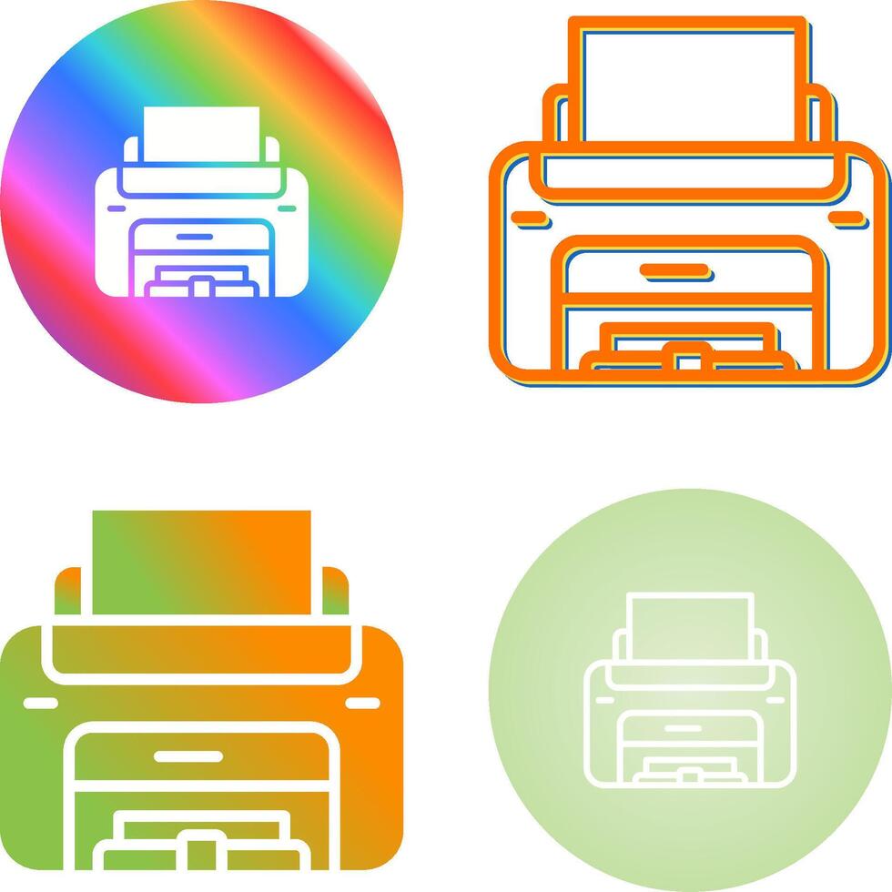 laser printer vector icoon