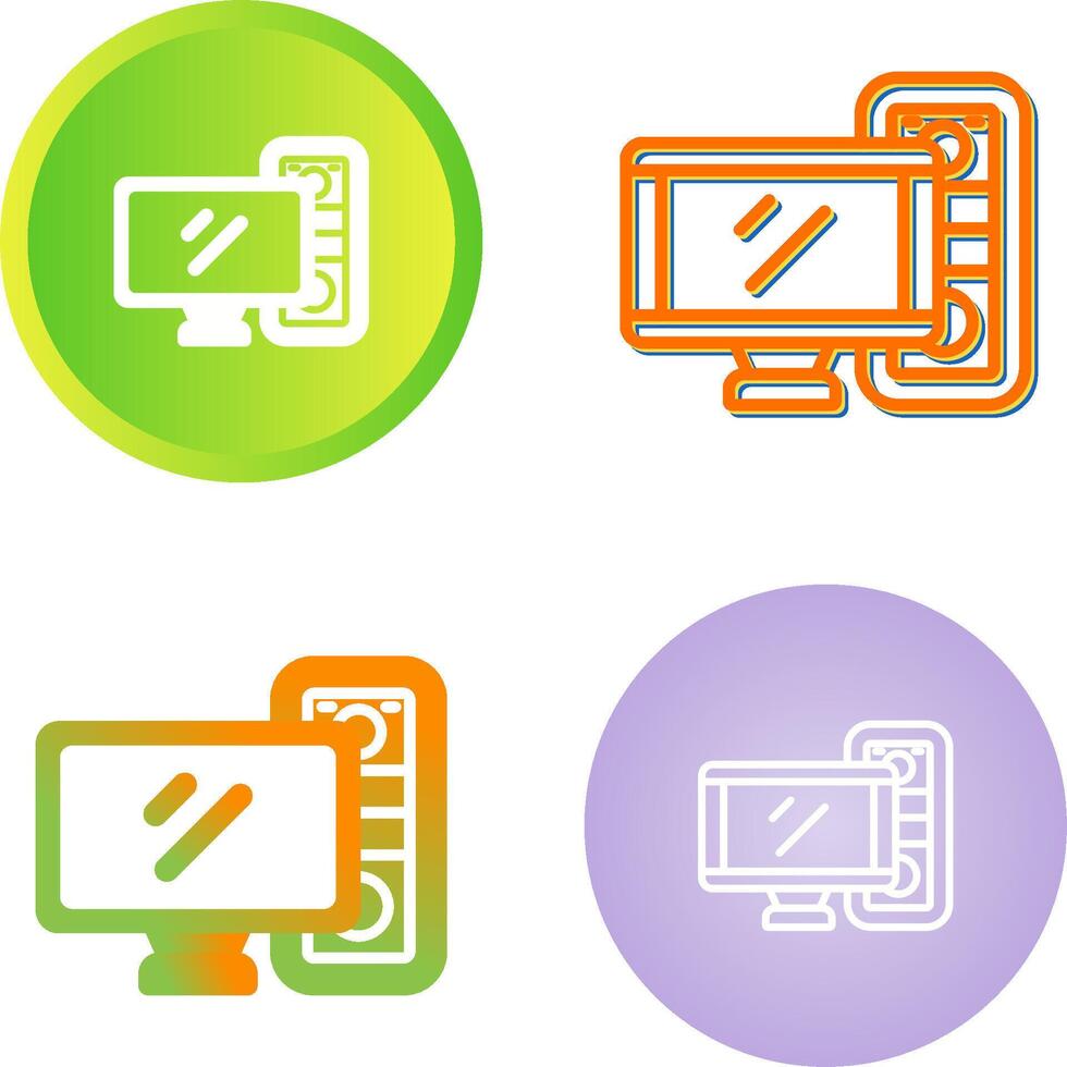 computer vector pictogram