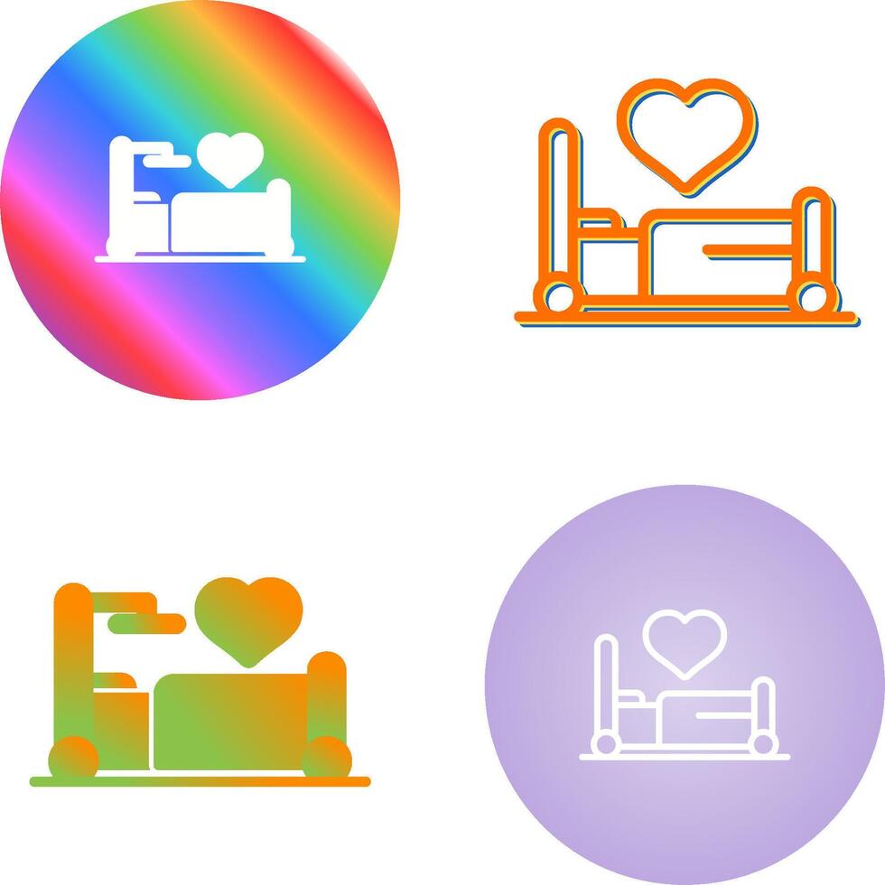 bed vector icoon