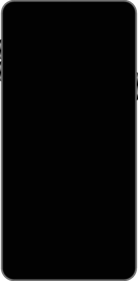 smartphone mockup Aan wit achtergrond vector