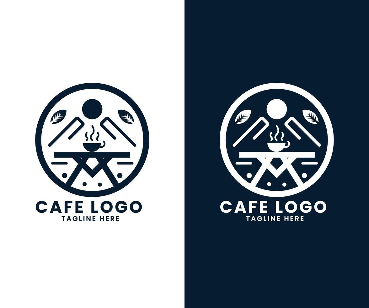 koffie restaurant cafe hamburger snel voedsel winkel logo ontwerp vector sjabloon