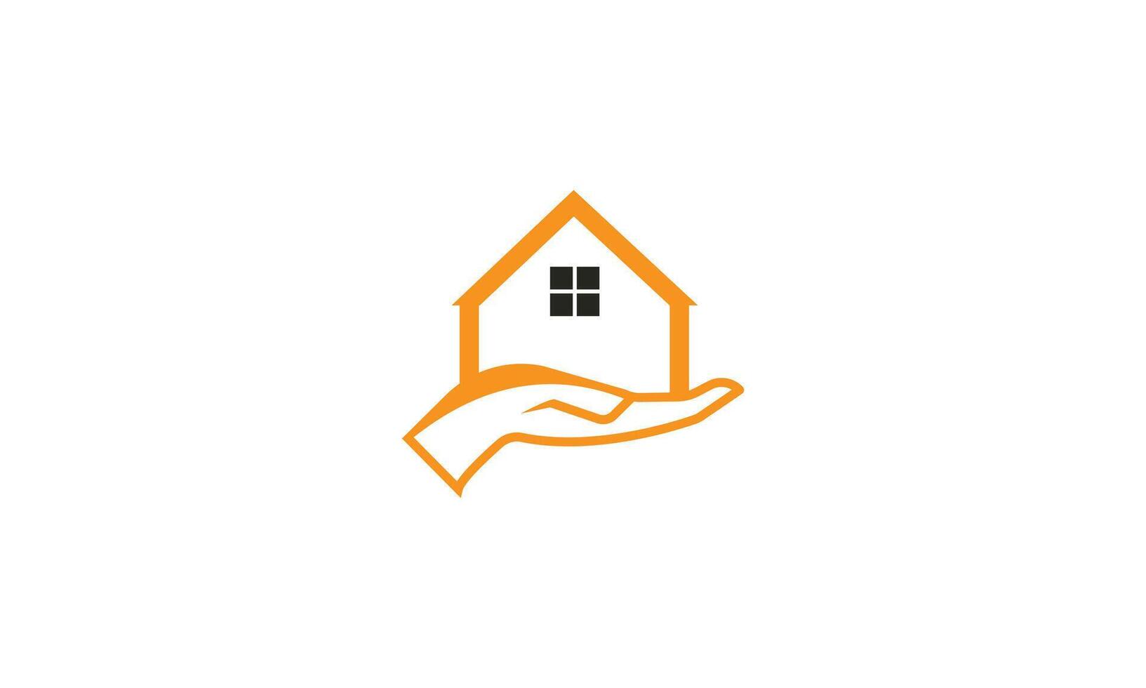 een zichtbaar vertegenwoordiging van de gemeenschap wij voeden, onze huis logo is een plaats van saamhorigheid. vector