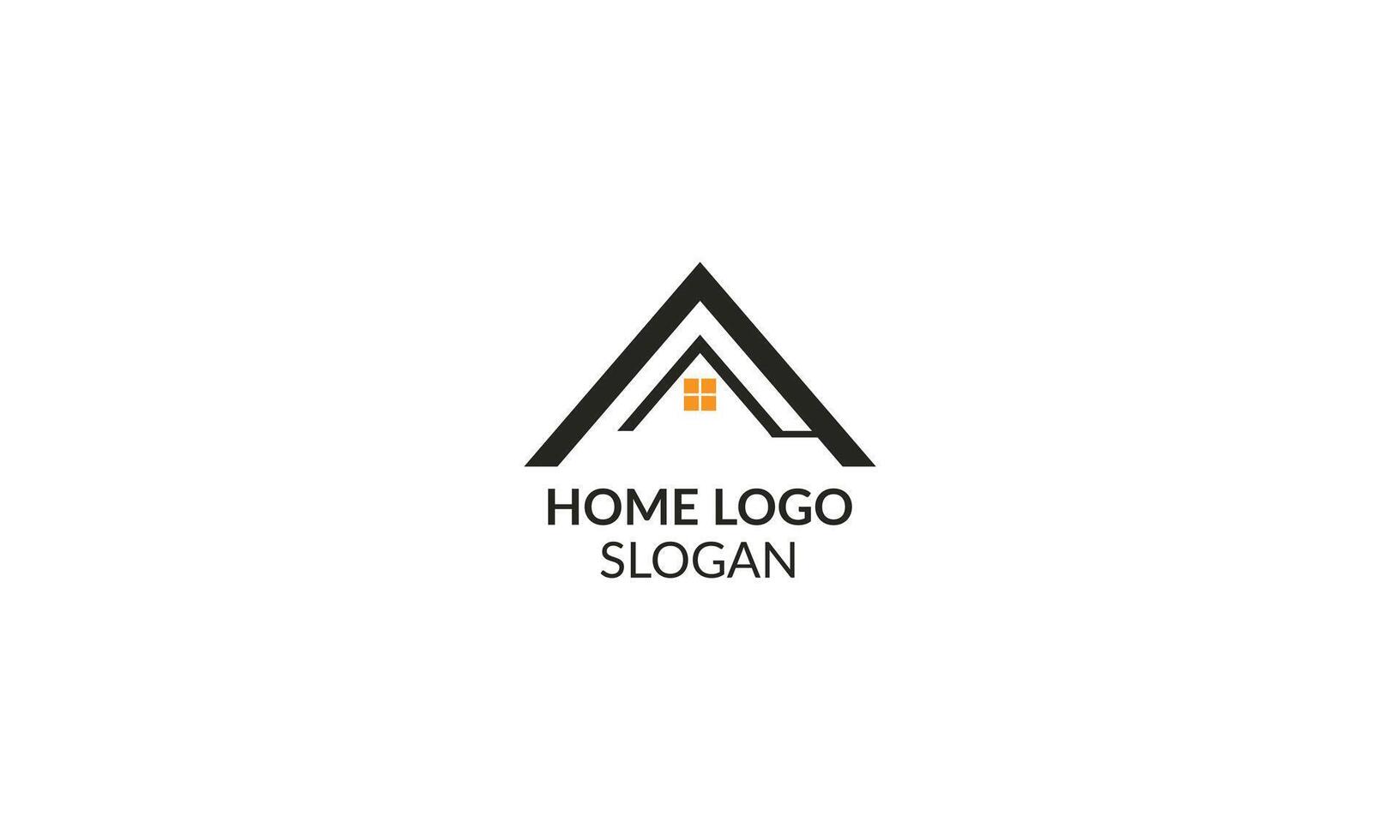 een zichtbaar vertegenwoordiging van de heiligdom wij bieden, onze huis logo is een plaats van comfort en warmte. vector