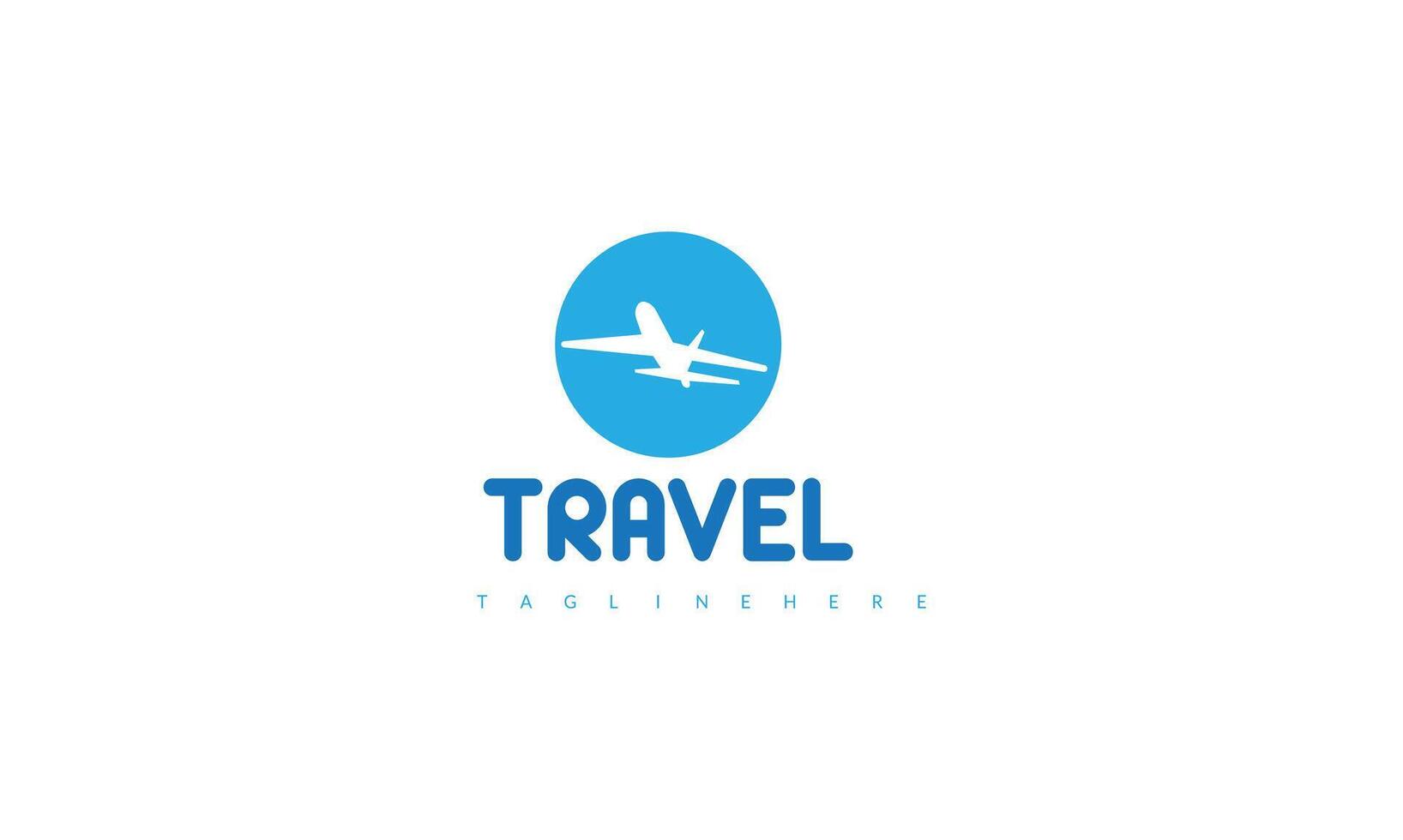 lucht vlak reizen logo ontwerp. vector