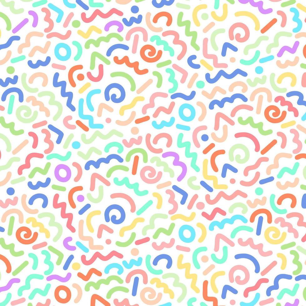 tekening achtergrond in pastel regenboog kleuren vector