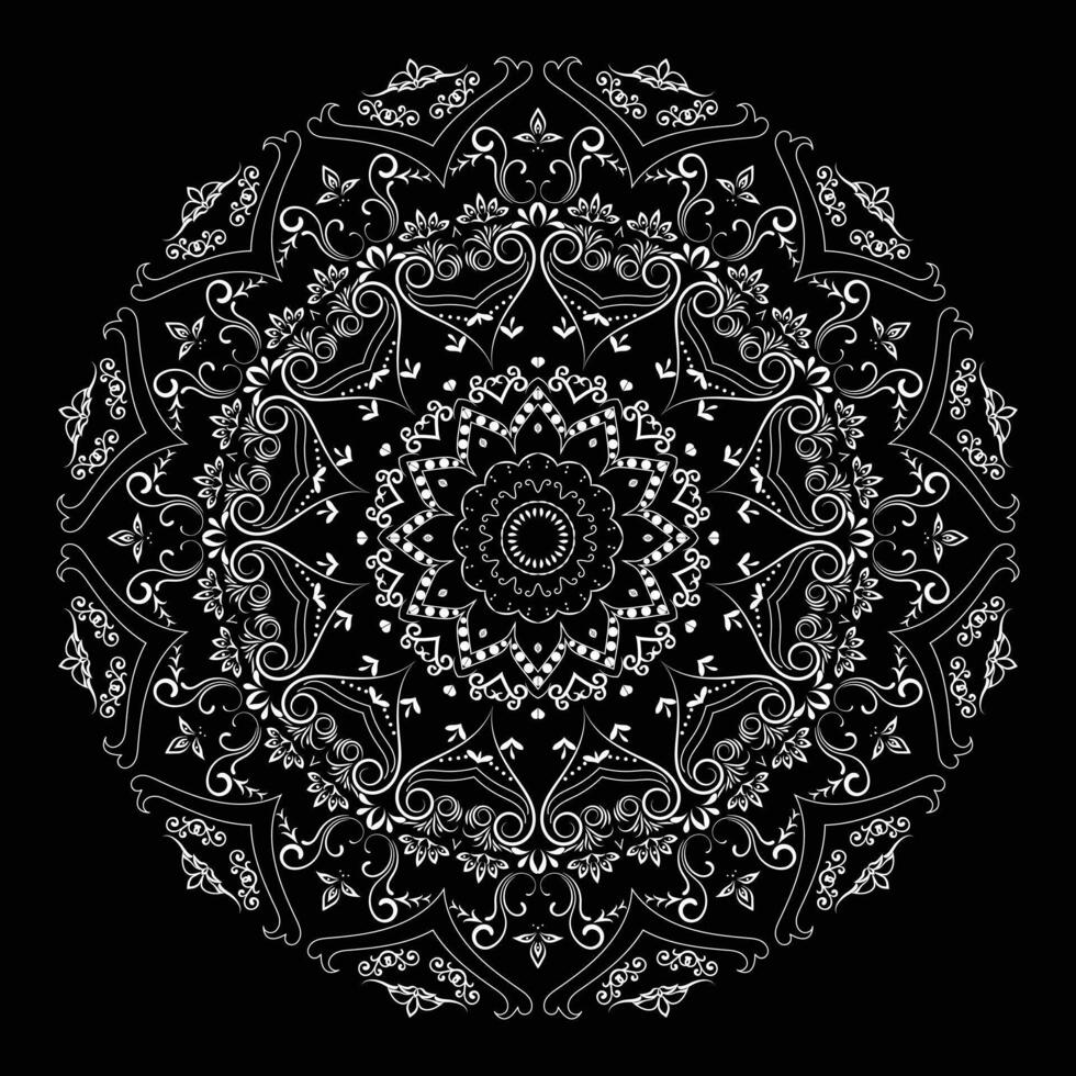 vrij vector luxe Arabisch mandala ontwerp