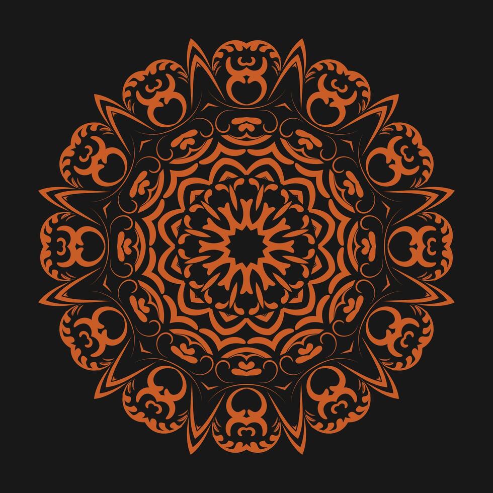 creatief vector gouden bloemen Arabisch mandala achtergrond sjabloon