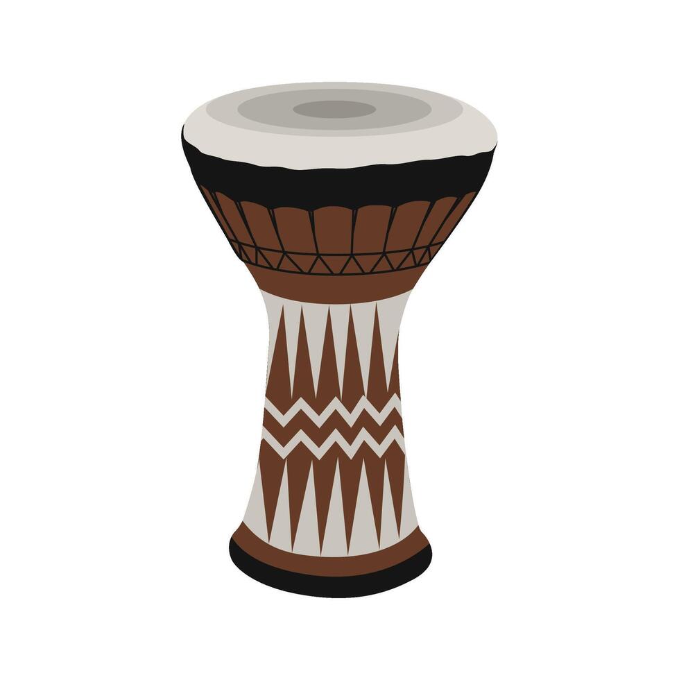 tabla Arabisch trommel, traditioneel percussief muziek- instrument icoon vector illustratie