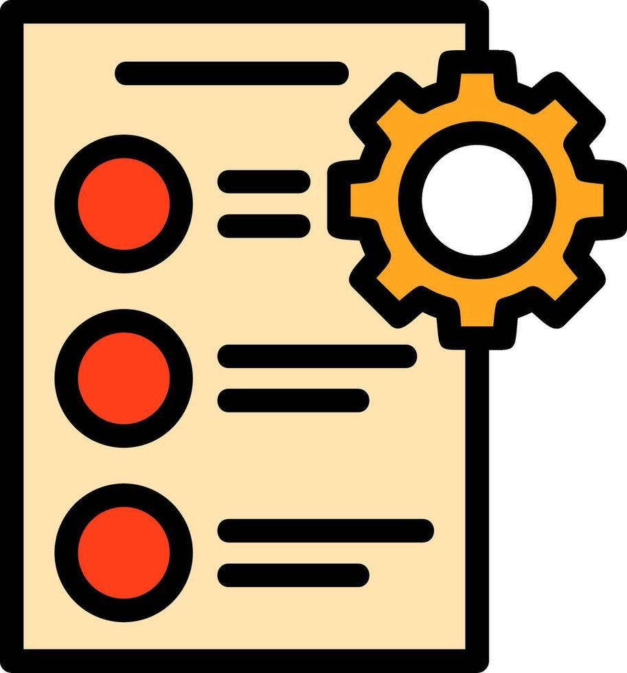 onboarding lijn gevulde vector