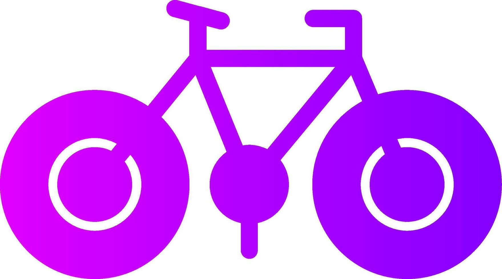 fiets solide multi helling icoon vector