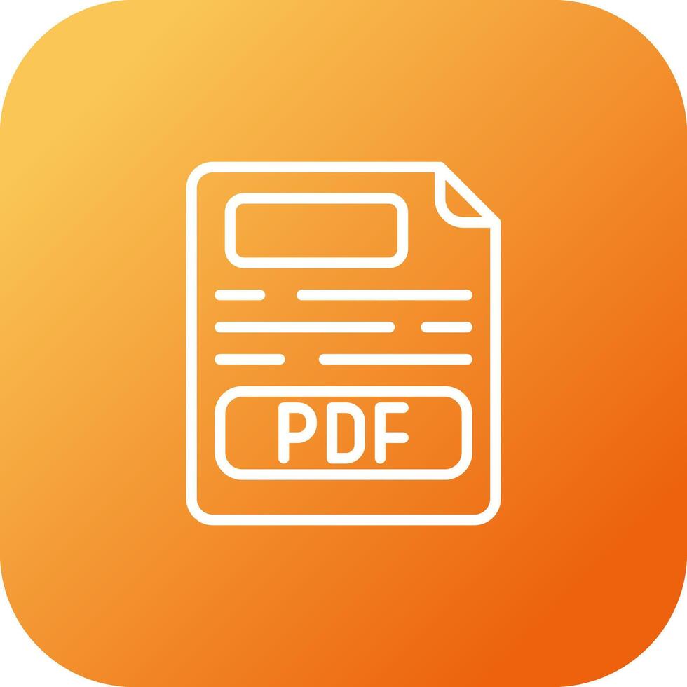 pdf vector icoon