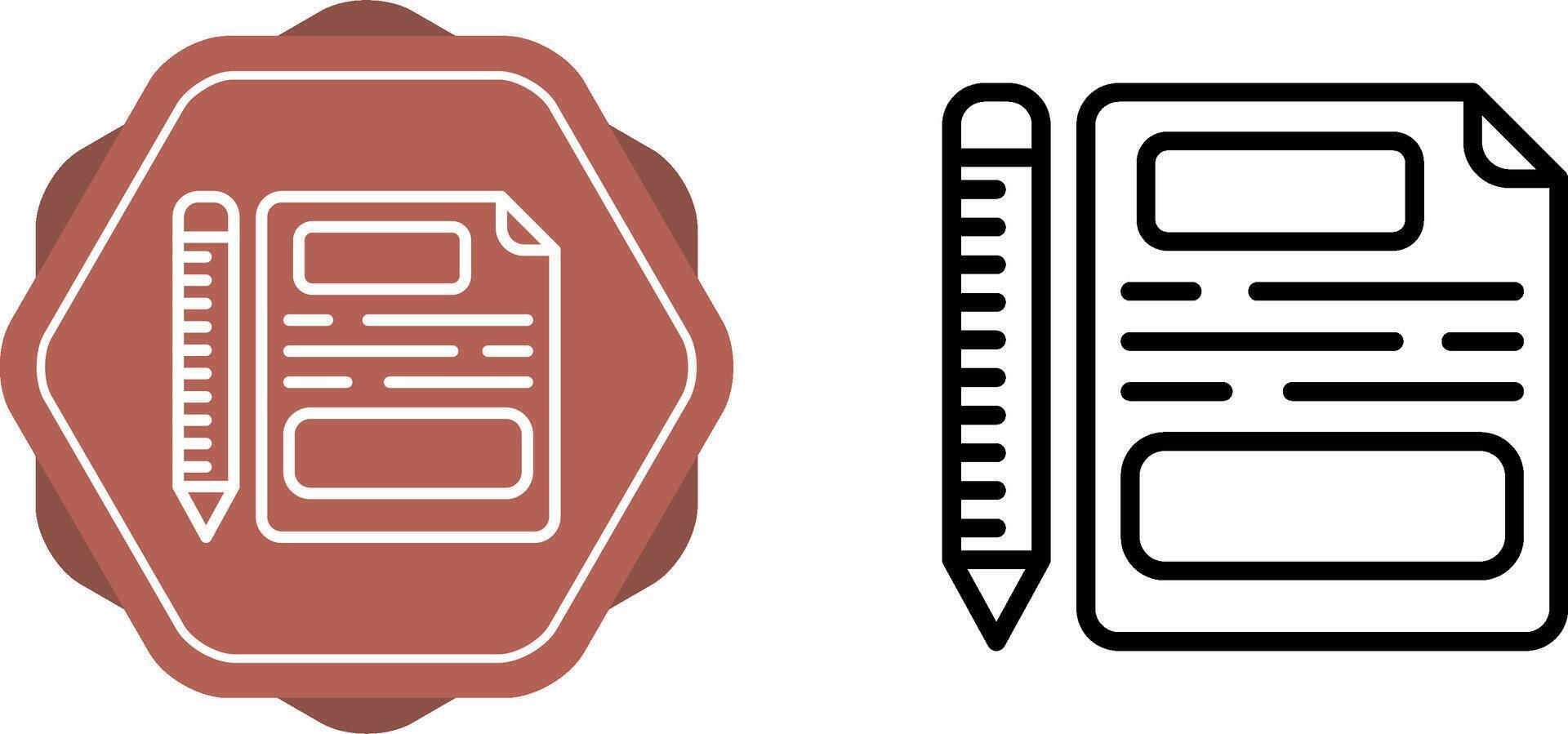 uniek vectorpictogram vector