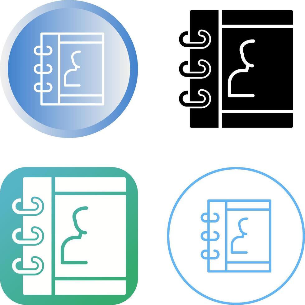 uniek vectorpictogram vector