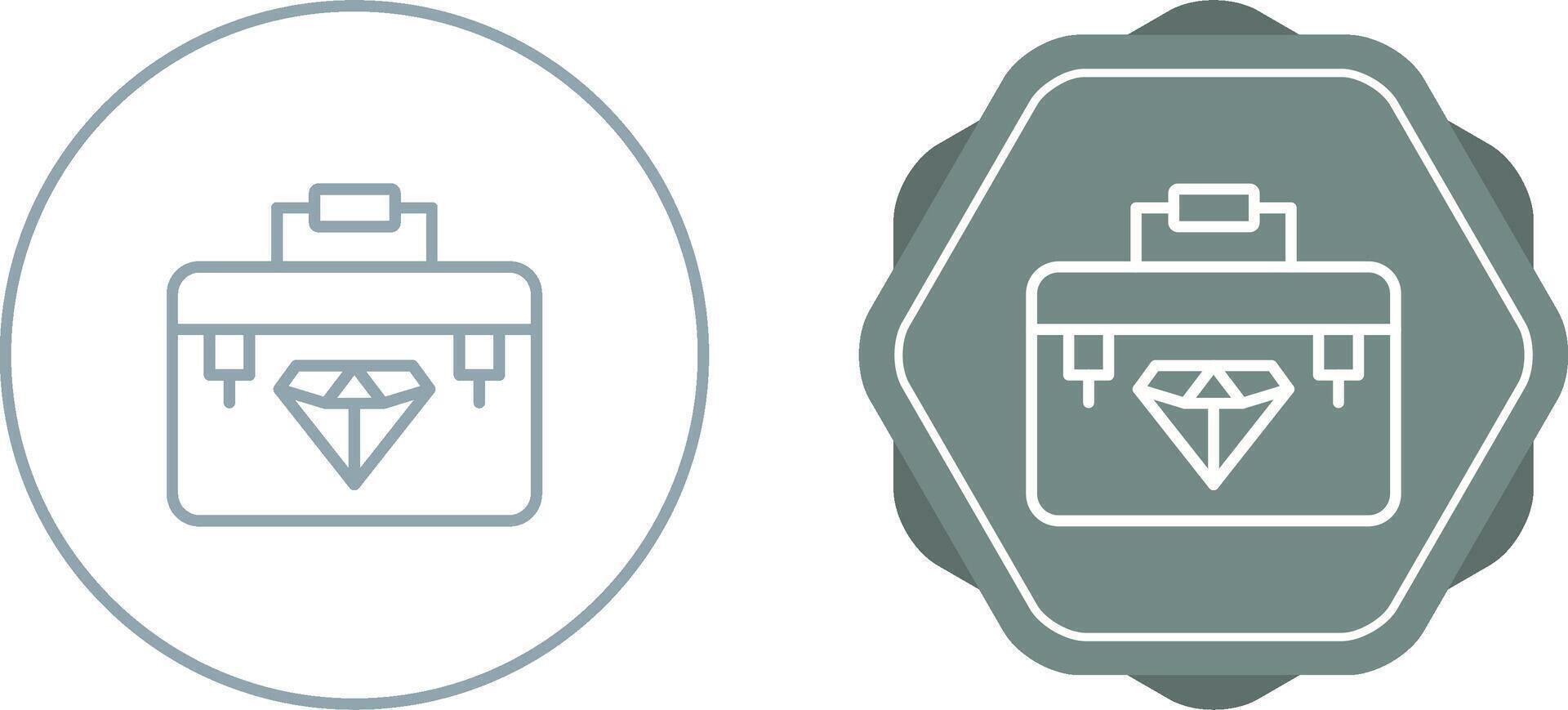 diamant vector pictogram