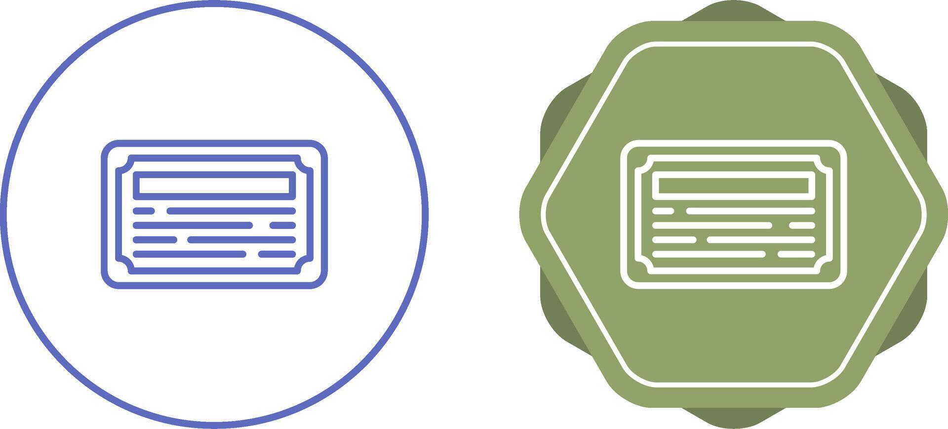 certificaat vector pictogram