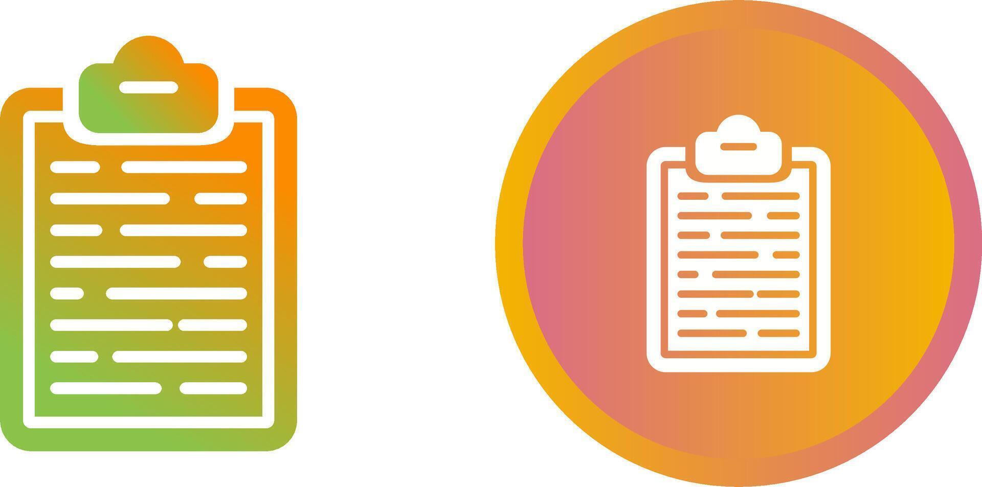 Klembord vector pictogram