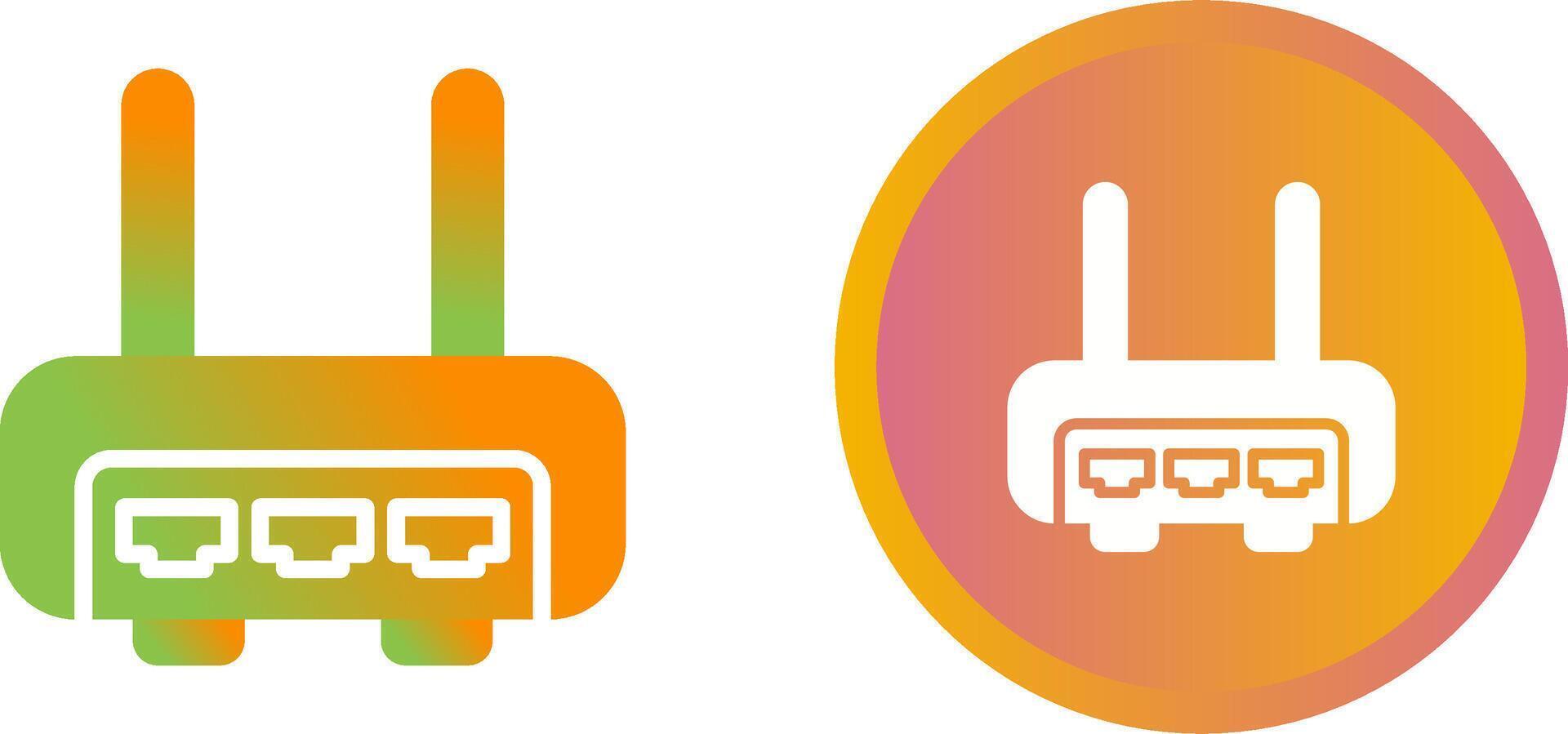 router vector pictogram